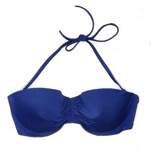 Victoria's Secret Swimsuit Top - Size 36D - vibrant blue.
